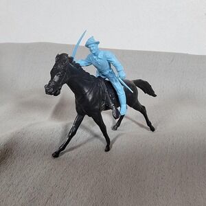 VINTAGE MARX FORT APACHE PLAYSET Calvary & HORSE VINYL